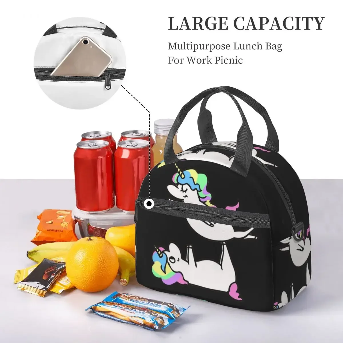 

Lunch Bags Insulated Bento Box Leakproof Lunch Tote Picnic Bags Thermal Bag for Woman Children