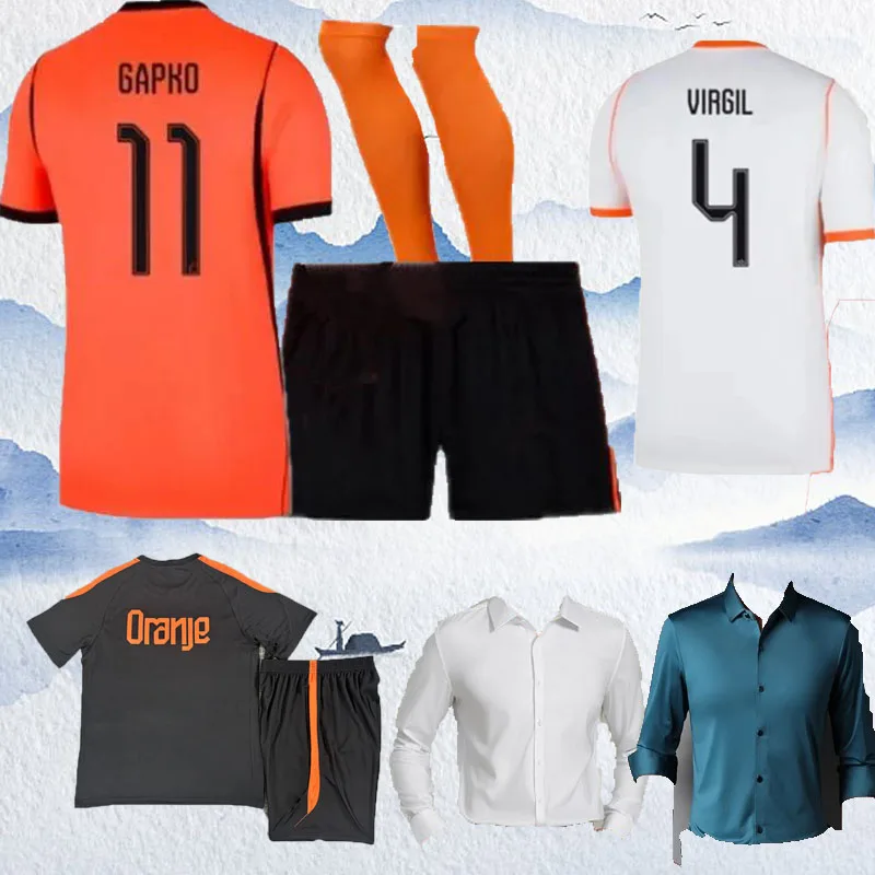 

26 27 NederlandE jersey Decorative paintingTraining Suit Wit 2026 Holland Tenue Shirt Training Suit Dutch jersey