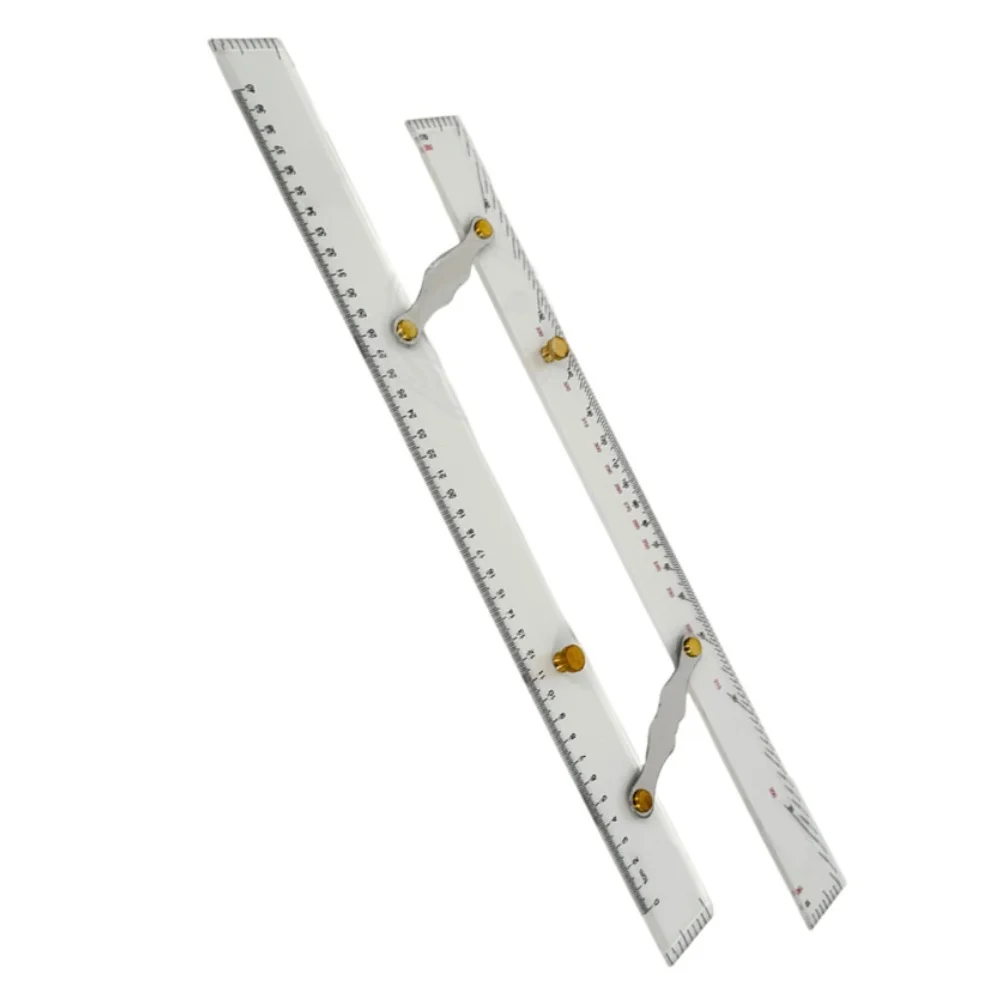 Marine Chart Plotter Marine Parallel Ruler For Chart Plotting Chart Plotting Tool Transparent Body Precise Scales