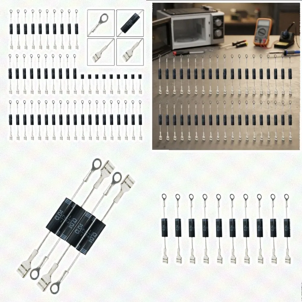 10pcs CL04-12 Unidirectional Microwave Diode 12KV 350MA High Voltage For Oven Repair Replacement Parts