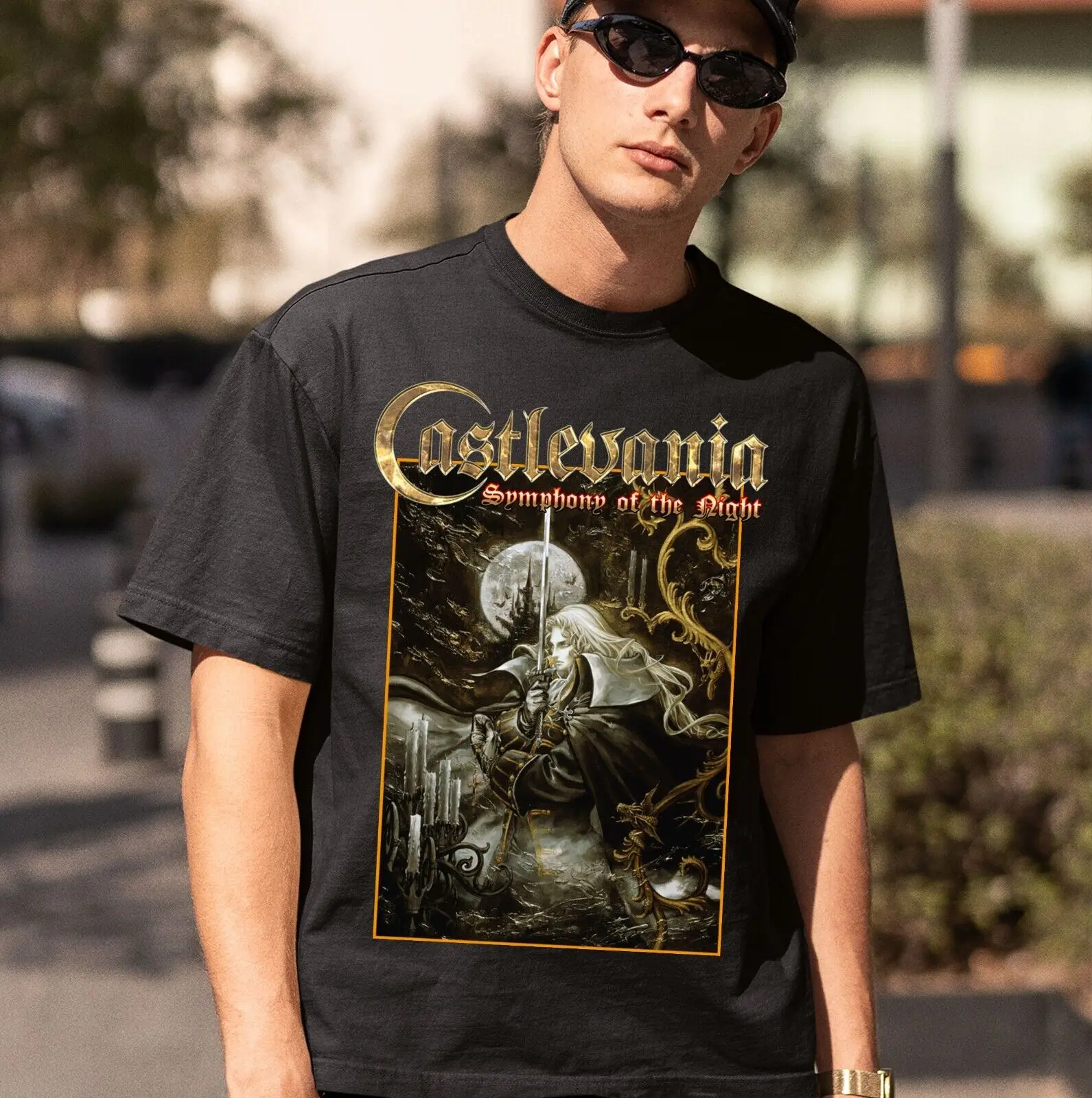 CASTLEVANIA Symphony of the Night new t-Shirt Vintage,Gaming graphic tee