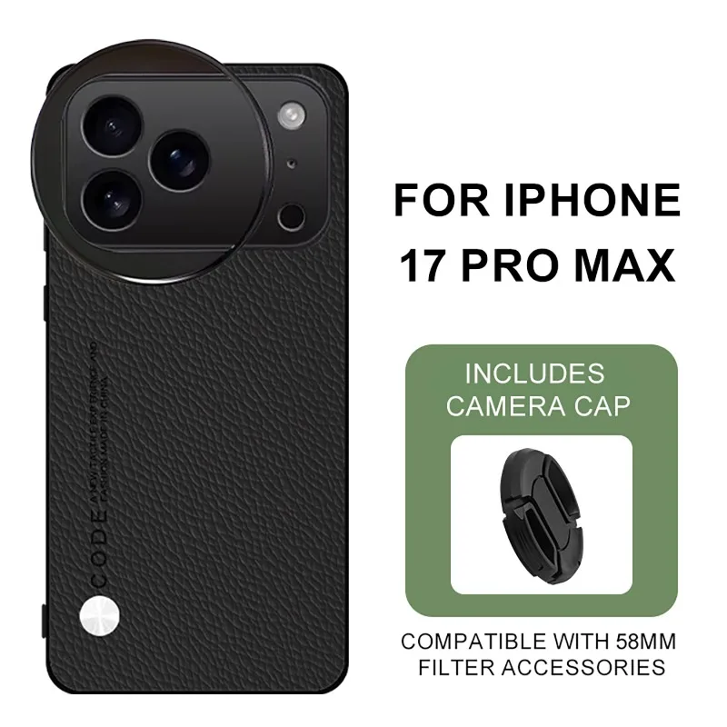 

58mm Filter Mount Phone Case for IPhone 17 /17 Pro/17 Pro Max Mobile Filter Case Dimming Mirror CPL Polarizer Photography Set