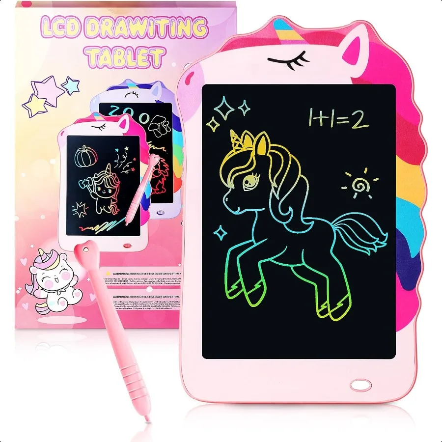 

Toys LCD Writing Tablet for Girls Colorful Toddler Toys Drawing Board Educational Toys Doodle Pad Toys for 3 4 5 612 Years Ol