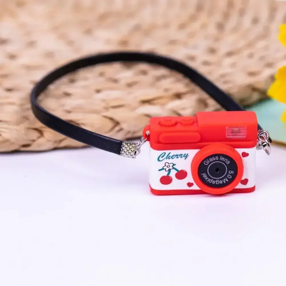 Veelkleurige miniatuurpoppen Camera-accessoires Foto rekwisieten Sluiter en flitscamera Kinderspeelgoed Popaccessoires
