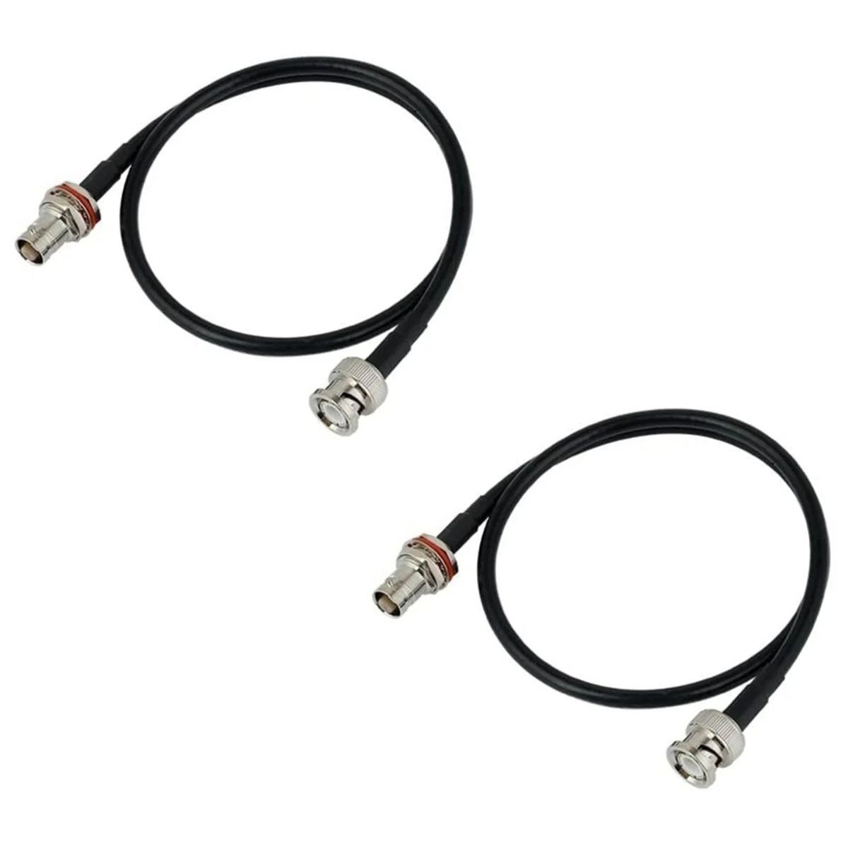 Wireless Microphone Antenna Extension Cable 2ft with BNC Connector, 2-Pack for Rack Mount Systems-BtLife