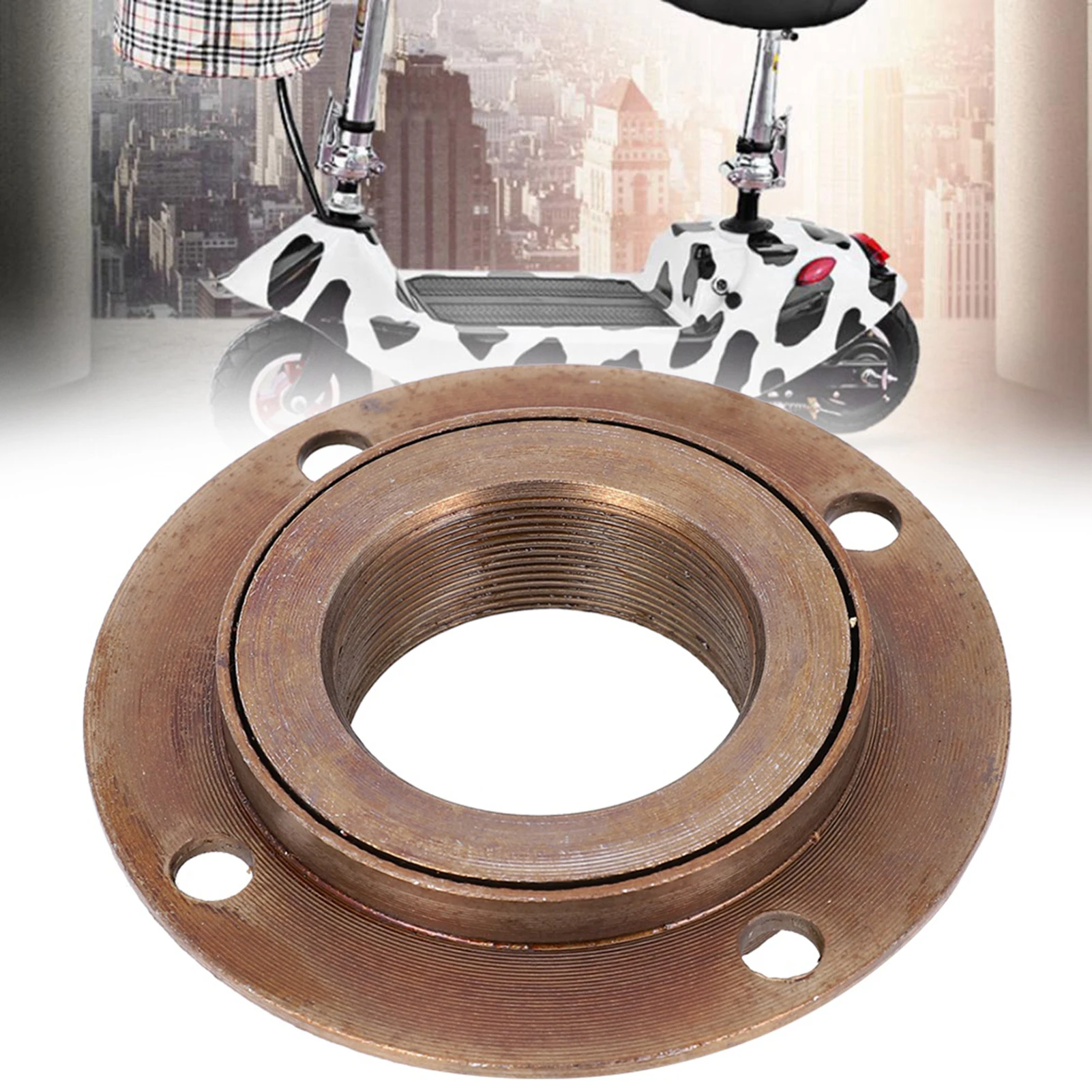 Four-Hole Toothless  Wheel Metal Four-Hole Toothless Flywheel  Wheel Accessory for Electric Scooter Toothless  Wheel