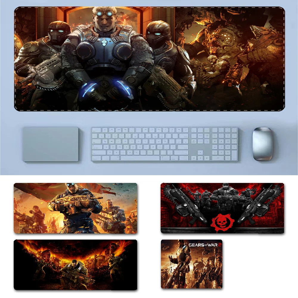 G-Gears Of W-Wars Rubber XXL PC Gaming Mouse Pad Gamer Desk Mats Keyboard Pad Mause Pad Muismat Desktop Mat