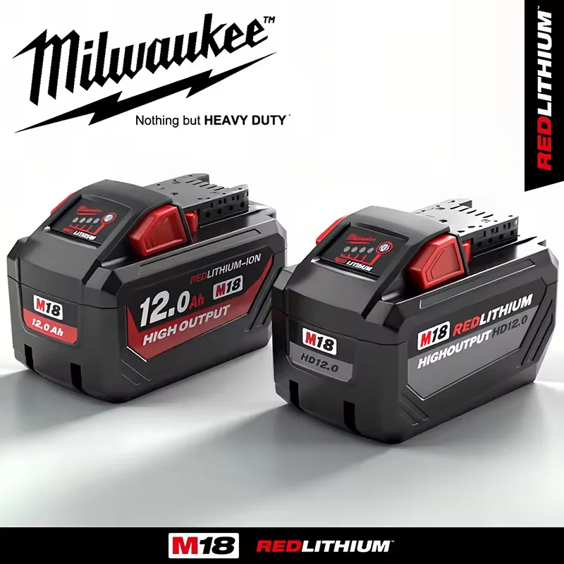 

Origina Milwaukee18V Аккумулятор, M18 8,0 Ач, 15-элеменное литий-ионное зарядное устройство Аккумуляторная батарея 48-11-1815 48-11-1850 Сменная батарея Barrtey