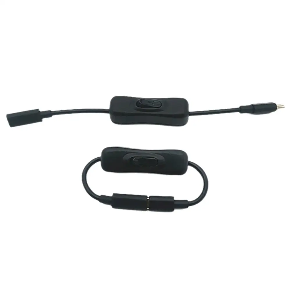 Práctico Cable de extensión USB tipo C macho a hembra con interruptor de encendido/apagado para Raspberry Pi4 y otros dispositivos tipo C B4Z5