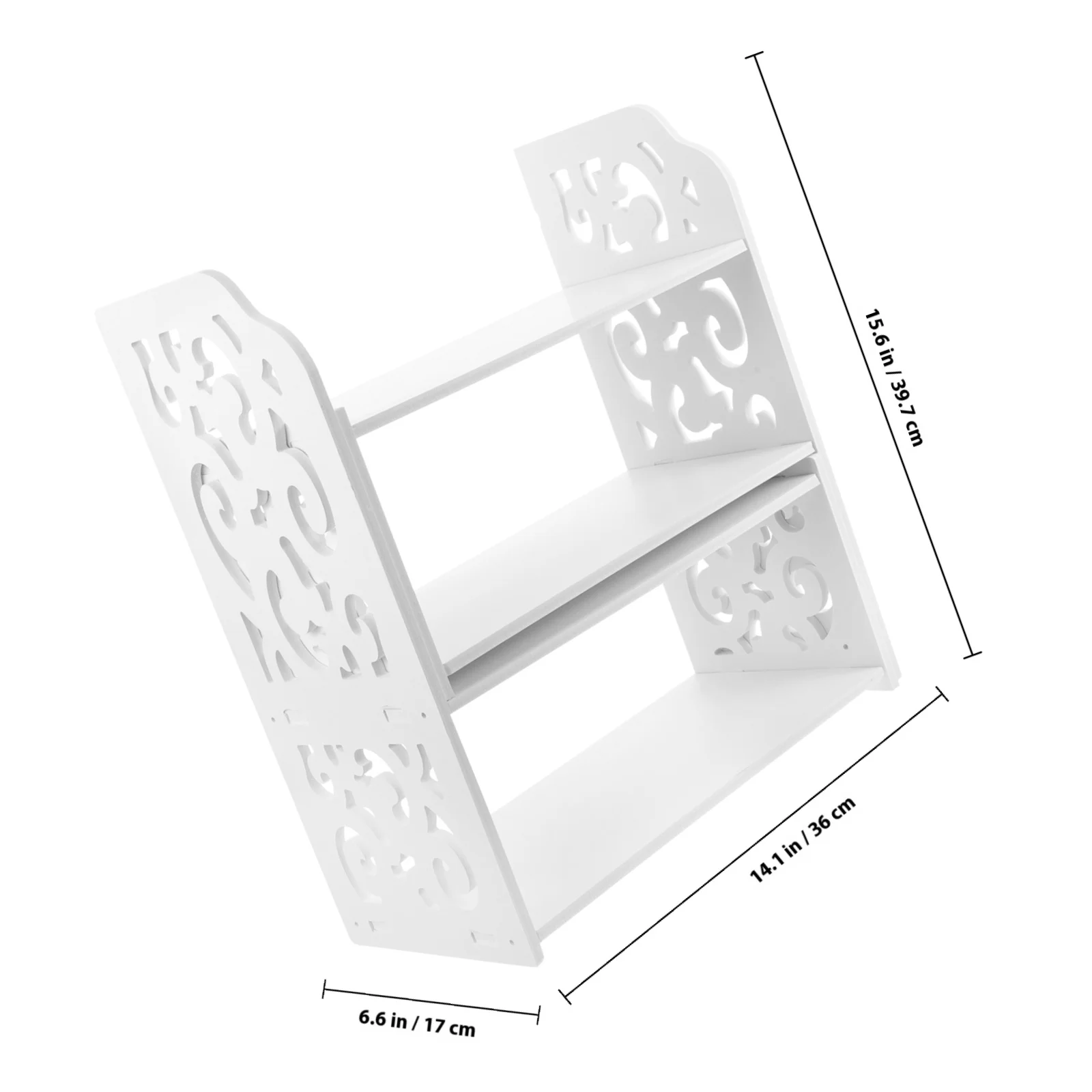 Adjustable Desktop Bookshelf Wooden Desk Shelf Storage Rack Office Organizer Student Dormitory Study Holder Space Saving