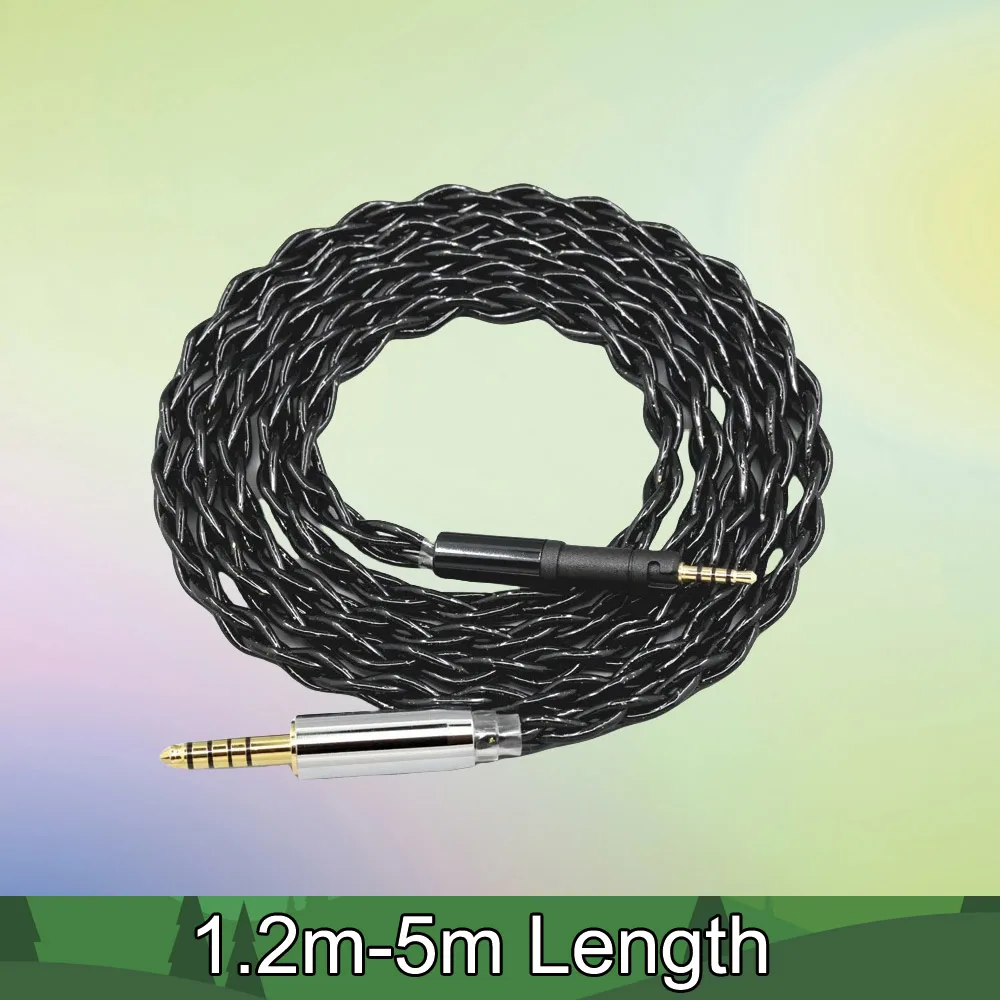 

Graphene Floating Gold earphone Cable For Sennheiser HD599 HD569 HD 560S HD559 hd560s 99% Pure Silver Palladium 8344