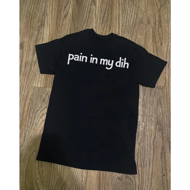 

Мужская и женская хлопковая футболка оверсайз с коротким рукавом, винтажная, свободного кроя, в стиле стритвир, с ироничным юмором, забавная, с принтом «Боль в моем паху», в стиле Weirdcore