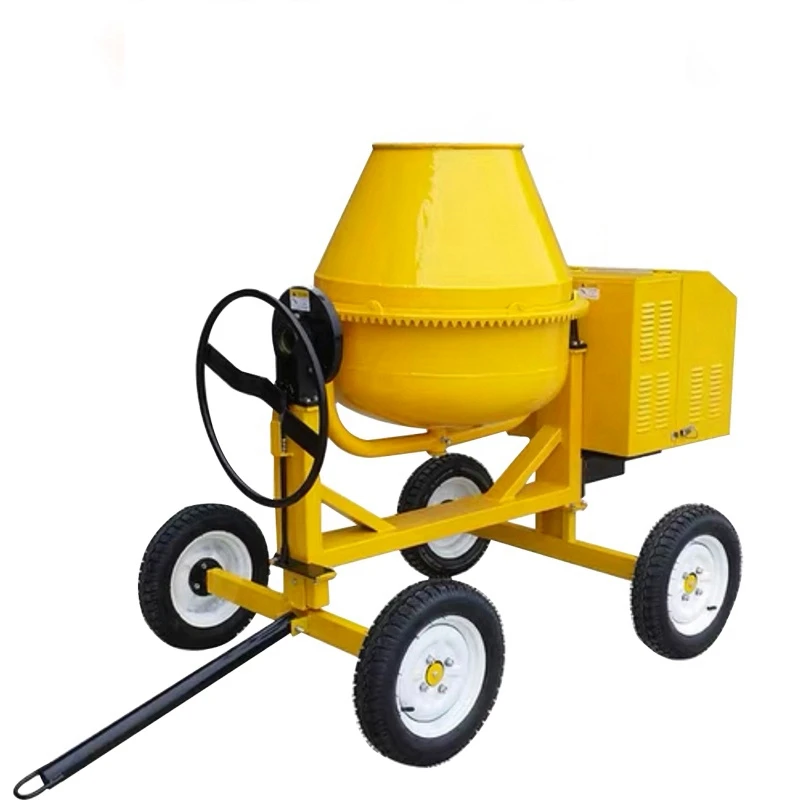 

Small Portable Cement Mortar Concrete Mixer Vertical Drum Mixer Movable Feed Mixer Compact Electric Concrete Mixing Machine