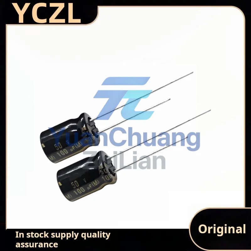 20PCS new genuine RA3 50v100uF imported audio fever electrolytic capacitor 8*11.5