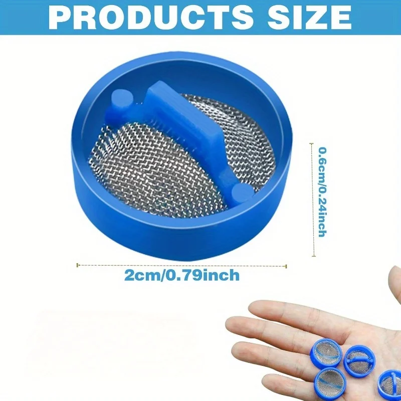 7PCS Washing Machine Water Inlet Valve Filter Screen Wave Wheel Washing Machine Water Inlet Pipe Filter Washing Machine Part