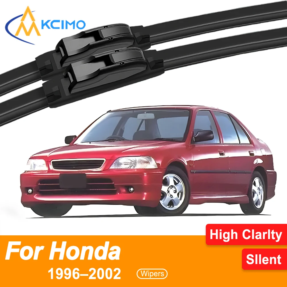 

2 Front Wiper Blades Engineered for Honda City 3 3A2/3A3/SX8 1996–2002 All-Season Clarity Durable Build Optimal Safety