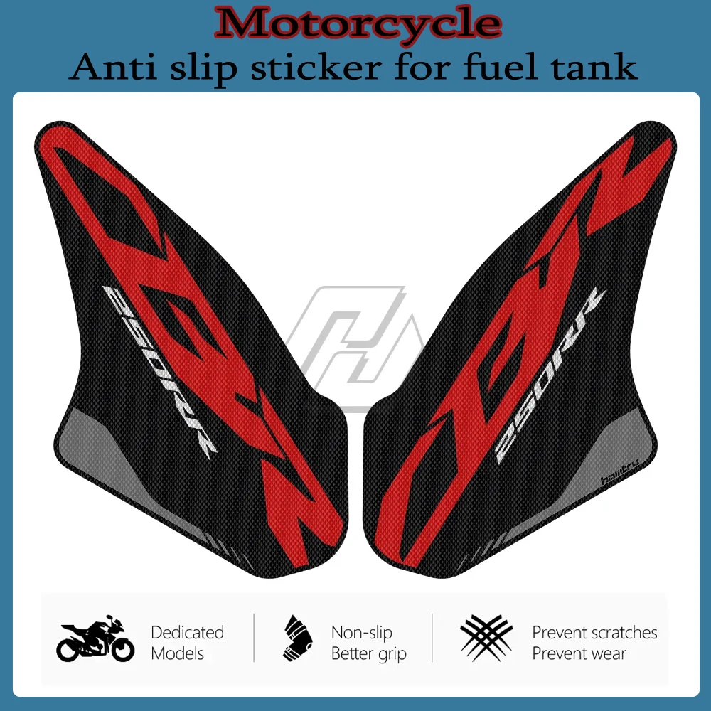 

Motorcycle Accessorie Side Tank Grip Protection Traction For Honda CBR 250RR 2017-2021 Motorcycle fuel tank sticker