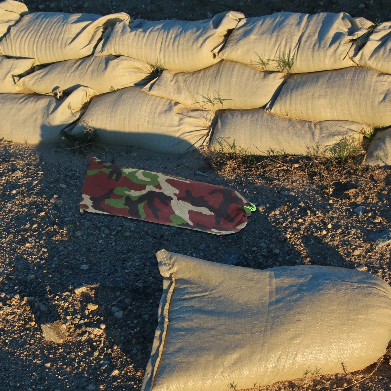 

Flood Control Sandbags Prevention Barriers Water Proof Green Oxford Cloth Containers