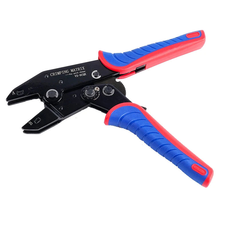 Quick-change Head Nine-inch Crimping Pliers 7 Piece Set VX-9CQK Hand Tool Box Combination Crimper Stripping Pliers Kit