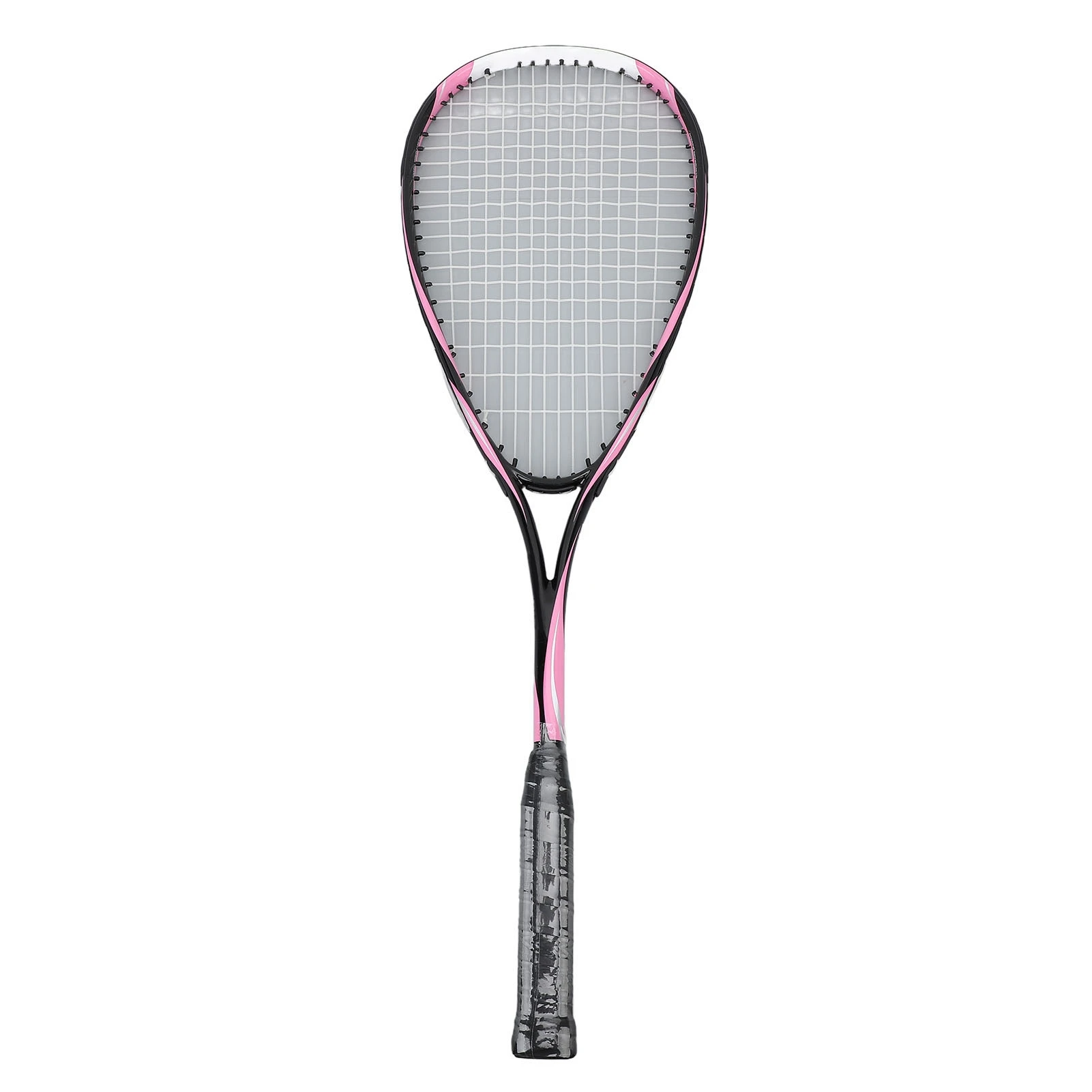 

Beginner Squash Racket, Carbon Lightweight Squash Racket, Transparent String, Oversized Surface for Beginners, Pink