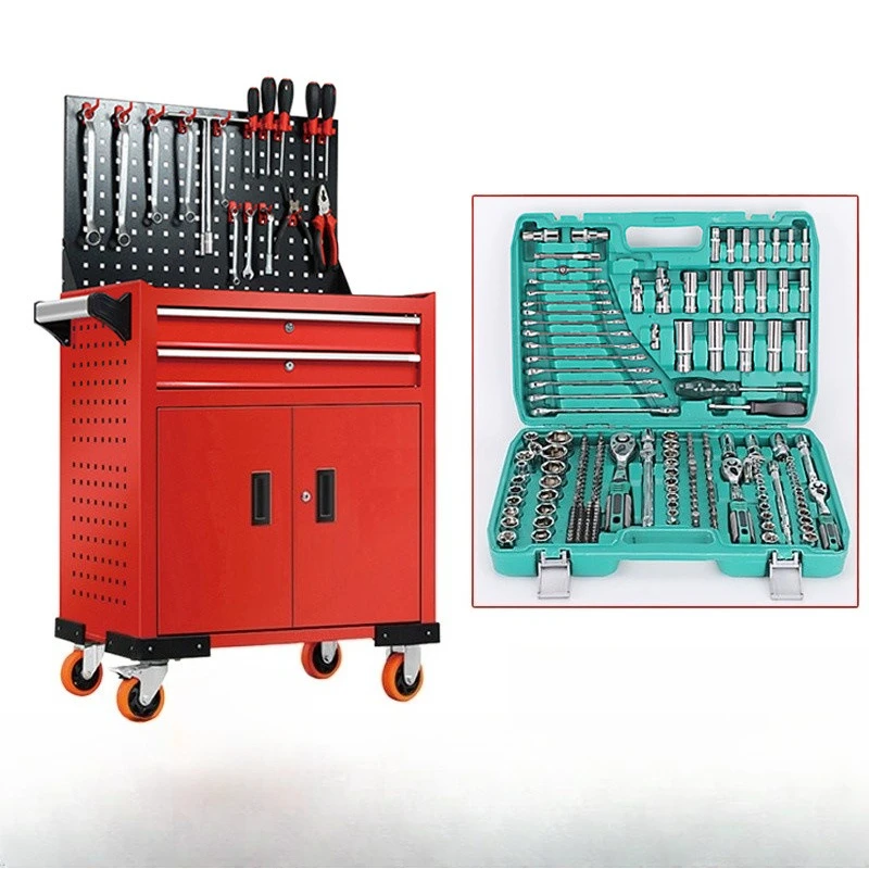 

Auto repair machine repair set tool cart, electrician set, complete package