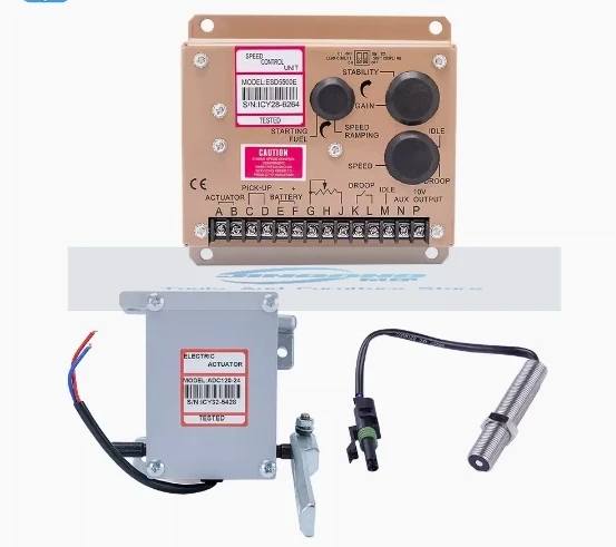 ESD5500E Engine Speed Controller 3034572 Pickup Speed Sensor Parts ADC120 Diesel Generator Actuator Governor Kit