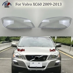 Headlights Cover Transparent Headlamp Shell Lens Replace Original Lampshade Plexiglass For Volvo XC60 2009 2010 2011 2012 2013