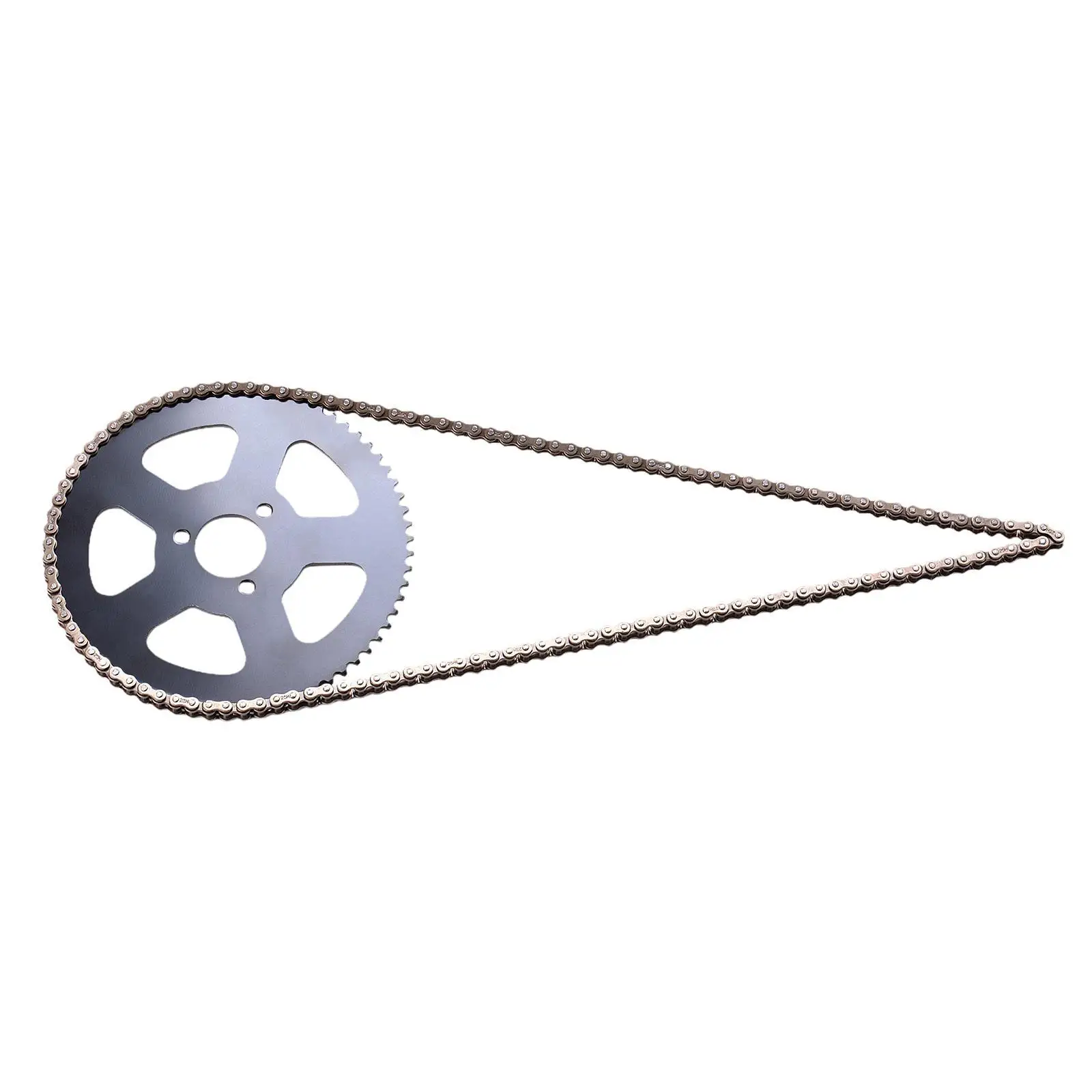 ضرس أمامي مع سلسلة ضرس أمامي مجموعة عالية القوة 25H 136 وصلات سلسلة محرك والعتاد لدراجة الجيب Go Kart