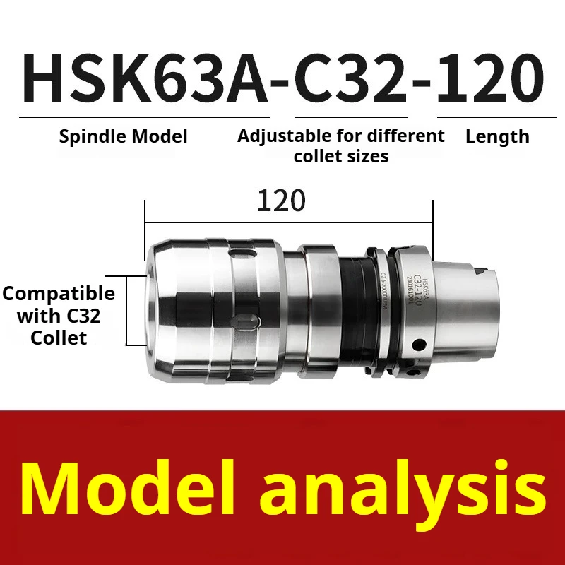 HSK63A-C32-105 C16-100 High Quality Power Boring Holder HSK63A Tool Holder for CNC Boring Machine