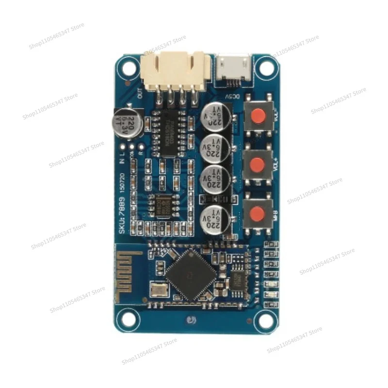 For Bluetooth Receiver Power Amplifier Board, Mini USB Digital Power Amplifier, Small Speaker Module