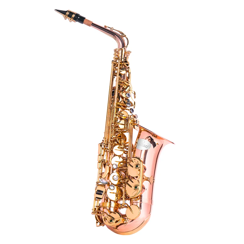 JinBao JBAS-1010 Hot Sale Sax Phosphor Copper Rose Gold Lacquer Alto Saxophone
