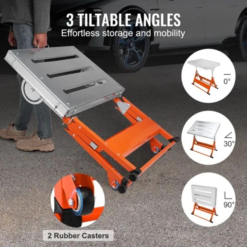 Welding Table 30" X 20" 400lbs Load Capacity Steel Welding Workbench Table on Wheels Folding Work Bench with Three 1.1"