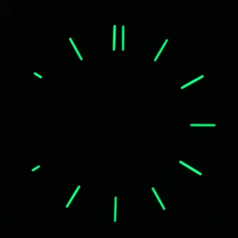 28.5mm NH38 Dial S logo dial Green Luminous dial Suitable for NH38 movement watch accessories