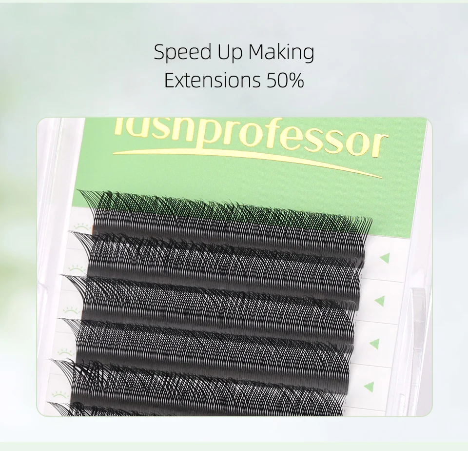 YY-förmige 3D-W-Wimpernverlängerungen, handgewebt, weich, leicht, natürliche Wimpern, vorgefertigte Volumen-Wimpern, Make-up, anfängerfreundlich – Detail 12