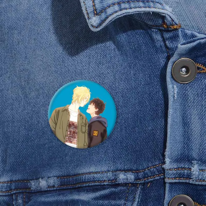 Anime Peripheral Banana Fish Enamel Pin Cartoon Boys Ash Lynx Eiji Okumura Badges on Bag Accessories Jewelry Brooches Toys Gift view 3
