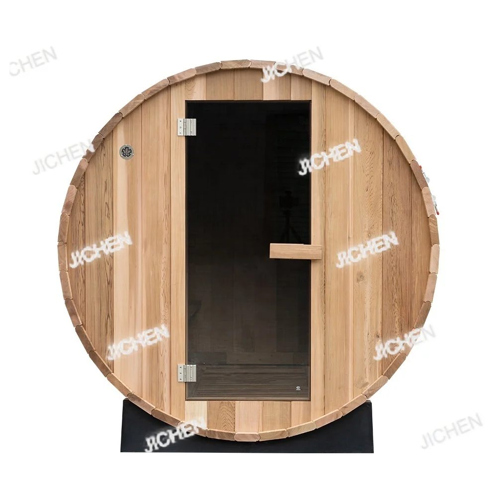 Cedar Home Outdoor Garden Domes Barrel Sauna 2 Person Steam Sauna Deposit