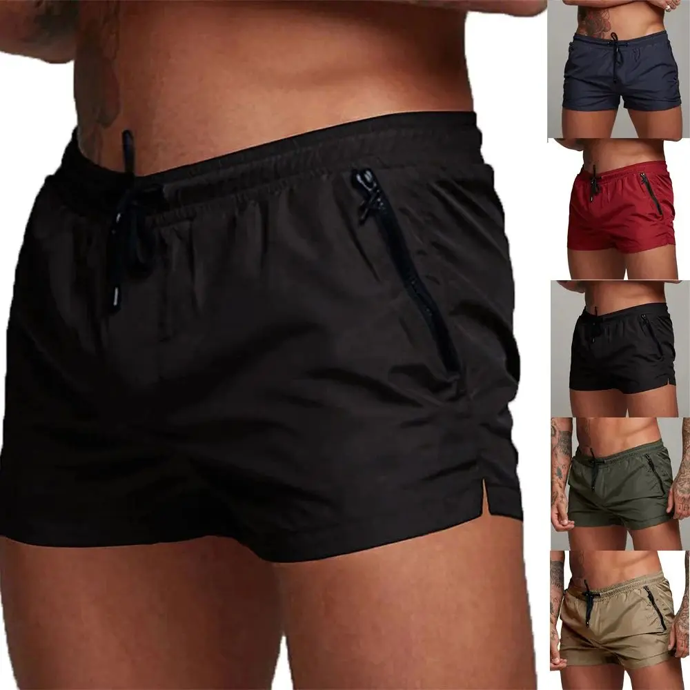 

Men's Swim Trunks with Zipper Pockets Mesh Summer Beach Shorts Breathable Quick Dry Comfortable Fit Citywalk Shorts