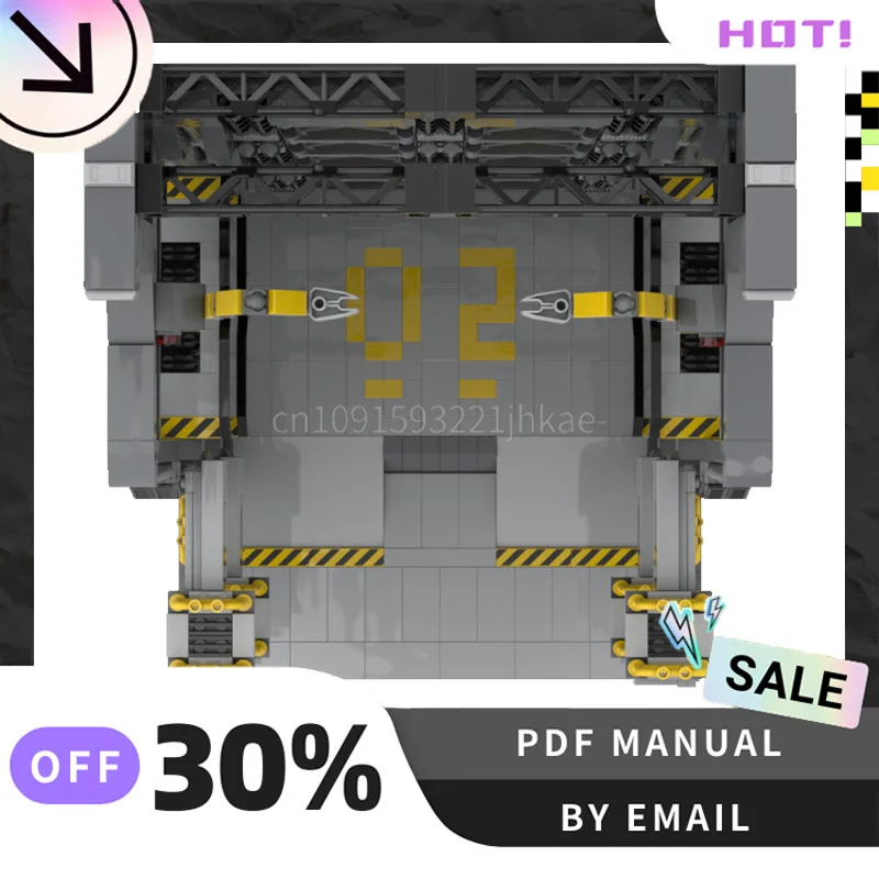 [996 個] カスタマイズされた MOC メカ格納庫城クリエイティブビルディングブロックセット STEM 教育玩具 DIY 建設モデルキット誕生日