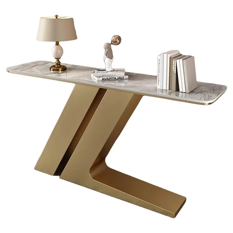 

Rock console table, wall-mounted cabinets, living room decor porch furniture