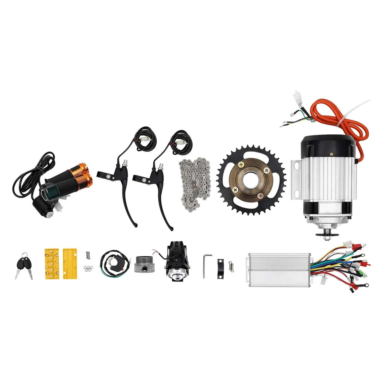 500W/750W 48V  Electric Brushless Geared Motor Kits For Tricycle Rickshaw Bike 48v Electric Brushless Geared Motor Kit