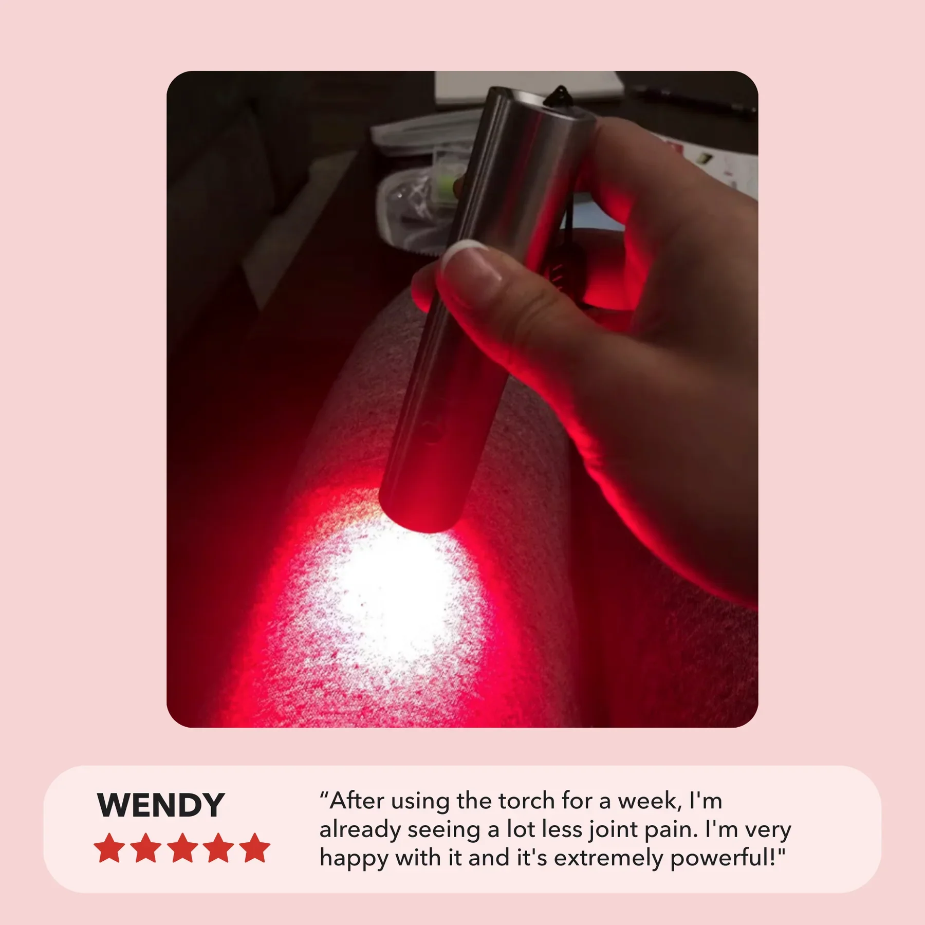 Portable Red Light Therapy Infrared Heating Wand by Infarex, Handheld Heating Lamp , Provides Tar