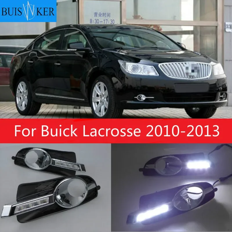 

LED Day Light For Buick Lacrosse 2010-2013 bumper grille daytime running light DRL fog light cover