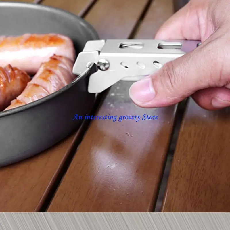 

652D Safety Grip Camping Cookware Clip Nonslip Handle Heatproof Aluminum Alloys Tool