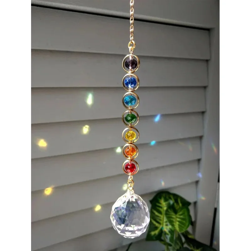1pc 1pc Crystal Suncatcher Mobile Meditation Home Decor Rainbow Maker Prism Suncatcher (Rainbow and Fantasy) - Aliexpress Deal