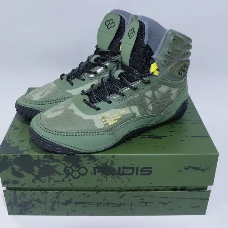 

Professional Wrestling Boots Men Comfortable Fighting Shoes for Men Non-Slip Boxing Shoes for Men Unisex Gym Training Shoe Mans