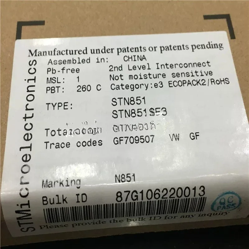 STN851 silk screen N851 ST SOT223 brand new imported original, can be shot directly, sample