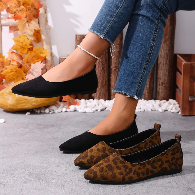New Spring and Autumn Style Fashionable Comfortable and Versatile Women Shoes Casual Simple Wear-resistant Flat Bottom Bow Shoes