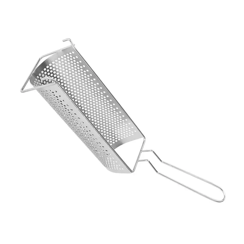 

1Pcs Stainless Steel French Fries Basket Heat-Resistant Frying Tool for Oil Drainage Multi-Purpose Kitchen Fryer Drain Basket