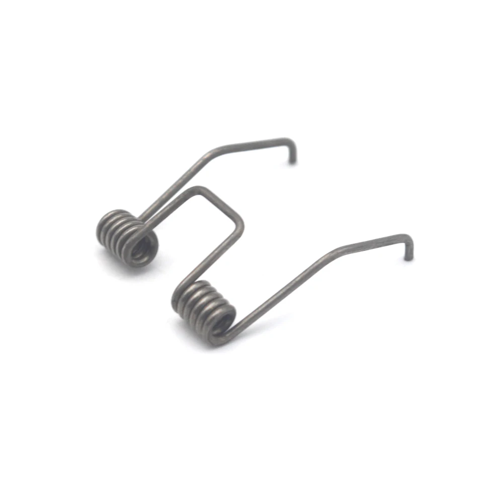 2PCS Hair Clipper Replacement Spring Fittings Spring Steel Double Torsion Spring 19x24mm