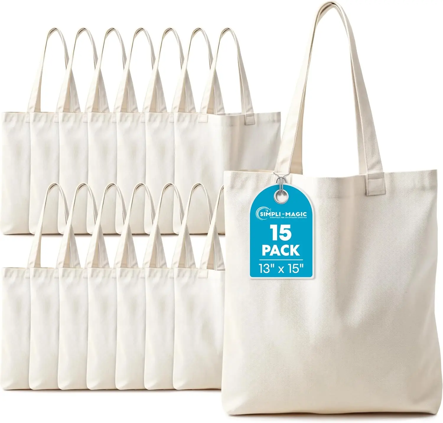 

Durable Canvas Tote Bags for Everyday Use, Lightweight and Spacious Design